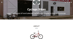 Desktop Screenshot of cyclopsbikes.com