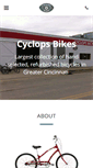 Mobile Screenshot of cyclopsbikes.com
